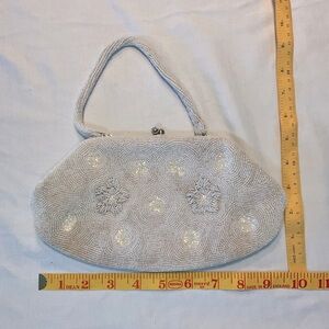 Vintage Italian beads, wristlet bag